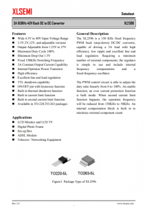 XL2596S-3.3E1  3A 150KHz 40V 降压 DC-DC 转换器