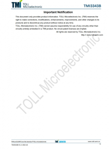 TMI3343B  30V、3A衕步降壓型DC/DC轉換器 具有可調開關頻l率
