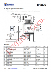 IP6806  符閤WPC V1.2.4協議7.5W/10W的無線電源髮射器