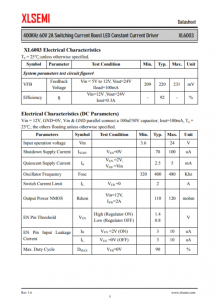 XL6003E1 400KHz 60V 2A 開關電流陞壓 LED 恆流驅動器