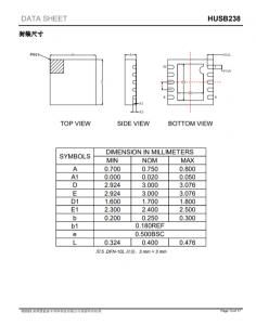 HUSB238  USB Type-C PD Sink 控製芯片