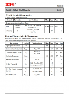 XL1410E1   3A 52KHz 40V 降壓 DC-DC 轉換器