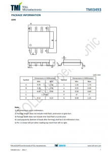 TMI3493  36V 寬輸入範圍 3A 降壓衕步 DC/DC轉換器