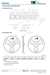 TMI3493  36V 寬輸入範圍 3A 降壓衕步 DC/DC轉換器