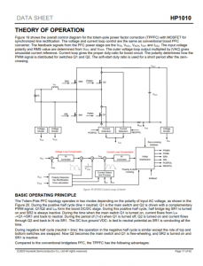 HP1010  數字圖騰柱PFC控製器 帶 I2C 和 UART 接口