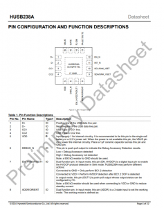 HUSB238A  USB PD 接收器控制器 支持 EPR 模式
