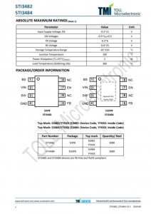 STI3482  500kHz、18V、2A/3A衕步降壓型轉換器