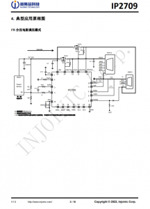 IP2709  集成多种协议、用于 USB-A 和 TYPE-C 双端口输出的快充协议 IC