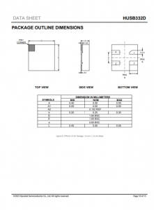 HUSB332D  用於USB的eMarker芯片 Type-C數據線