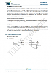 TMI8870/B 3.6A 有刷直流電機驅動器