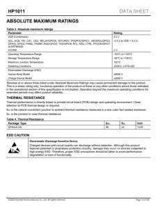 HP1011  數字雙相交錯式PFC 帶I2C和UART接口的控製器