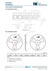 TMI4056E   1A 锂离子线性充电器，带热调节功能