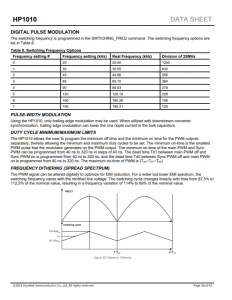 HP1010  数字图腾柱PFC控制器 带 I2C 和 UART 接口