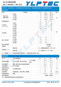 WRA2405S-3WR2  输入电压18V~36V 输出电压±5V输出功率3W±300mA 