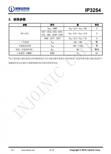 IP3254AAV   3 节/4 节串联用电池保护 IC