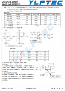 URB2405YMD-20WR3  DC-DC 输入电压9V~36V 输出电压5V输出功率