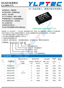 C5369473  DC/DC电源模块 B_S-2WR3 系列