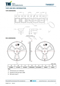 TMI8037  500mA LNB-電源與控製電壓 調節器