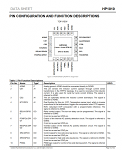 HP1010  數字圖騰柱PFC控製器 帶 I2C 和 UART 接口