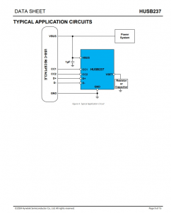 HUSB237  USB Type-C 供電接收器 控製器