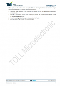 TMI3411P  1.0MHz、2A衕步降壓型轉換器 具有電源良好功能
