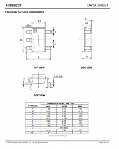 HUSB237  USB Type-C 供電接收器 控製器