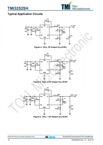 TMI3252SH  1MHz 18V 2A衕步COT降壓型轉換器 