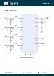 TMI7004  4 通道 5.5V 2A DC/DC 階梯-D