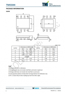 TMI3344  30V、3A衕步降壓型DC/DC轉換器 具有可調的軟啟動時間
