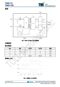 TMI8118S   7V 單通道直流馬達驅動芯 