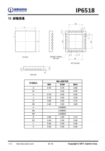 IP6518_NEW  最大输出 45W，集成 Type-C PD 输出和各种快充输出协议