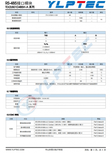 TD301D485H-A  500Kbps 128 RS-485通信和總線保護於一體的