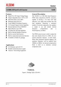 XL4015E1  5A 180KHz 36V 降压直流-直流转换器