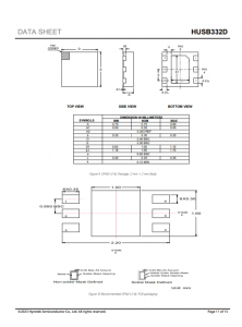 HUSB332D  用於USB的eMarker芯片 Type-C數據線