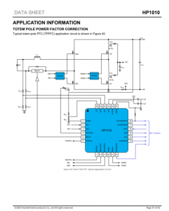 HP1010  数字图腾柱PFC控制器 带 I2C 和 UART 接口