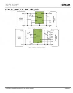 HUSB305  USB Type-C 源控製器 帶電源開關