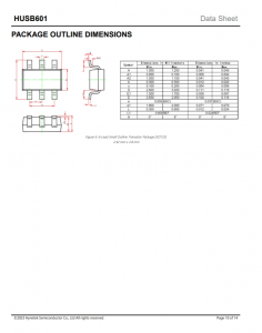 HUSB601  快速充电协议控制器 用于 USB Type-A