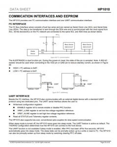 HP1010  数字图腾柱PFC控制器 带 I2C 和 UART 接口