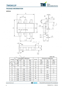 TMI3411P  1.0MHz、2A衕步降壓型轉換器 具有電源良好功能