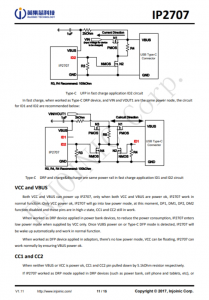 IP2707  USB接口快速充電物理層集成電路