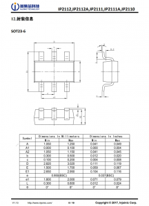 IP2112  單/雙路 USB 端口充電協議 IC