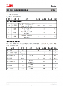 XL7045E1  0.3A 100KHz 80V降压型DC-DC转换器