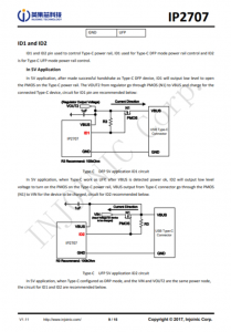 IP2707  USB接口快速充电物理层集成电路