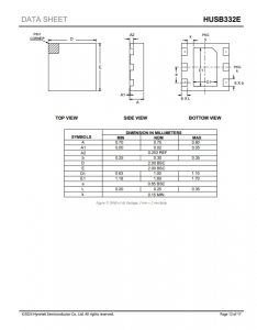 HUSB332E  用於USB的eMarker芯片 Type-C數據線