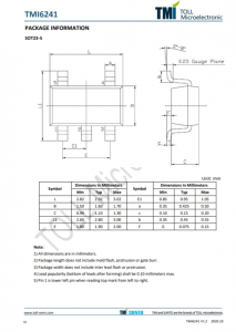 TMI6241  6.4V OVP、60mΩ Rds（on） 電源開關 具有可編程軟啟動功能