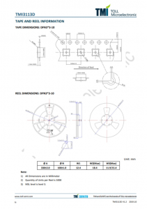 TMI3113D  1.0MHz、3.5A衕步降壓轉換