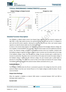 TMI6030-28  300mA、低 IQ、高 PSRR LDO
