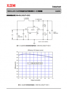 XL6019E1   180KHz 60V 5A开关电流升压/升降压型DC-DC转换器 