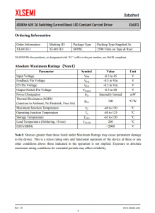 XL6013E1  400KHz 60V 2A 開關電流陞壓 LED 恆流驅動器