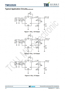 TMI32520  1MHz 18V 2A衕步COT降壓型轉換器 強製PWM操作